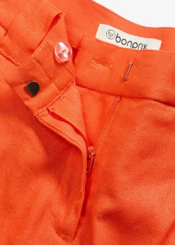 Short léger en lin mélangé