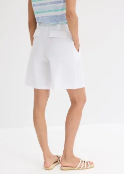 Short léger en lin mélangé