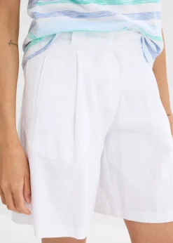 Short léger en lin mélangé