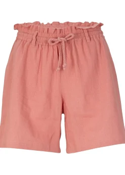 Short paper bag en lin mélangé