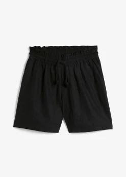 Short paper bag en lin mélangé