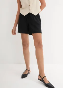 Short paper bag en lin mélangé