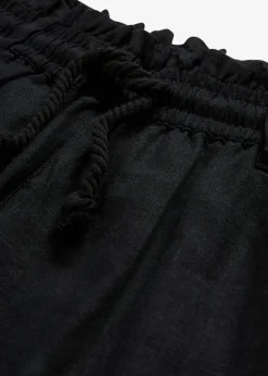 Short paper bag en lin mélangé