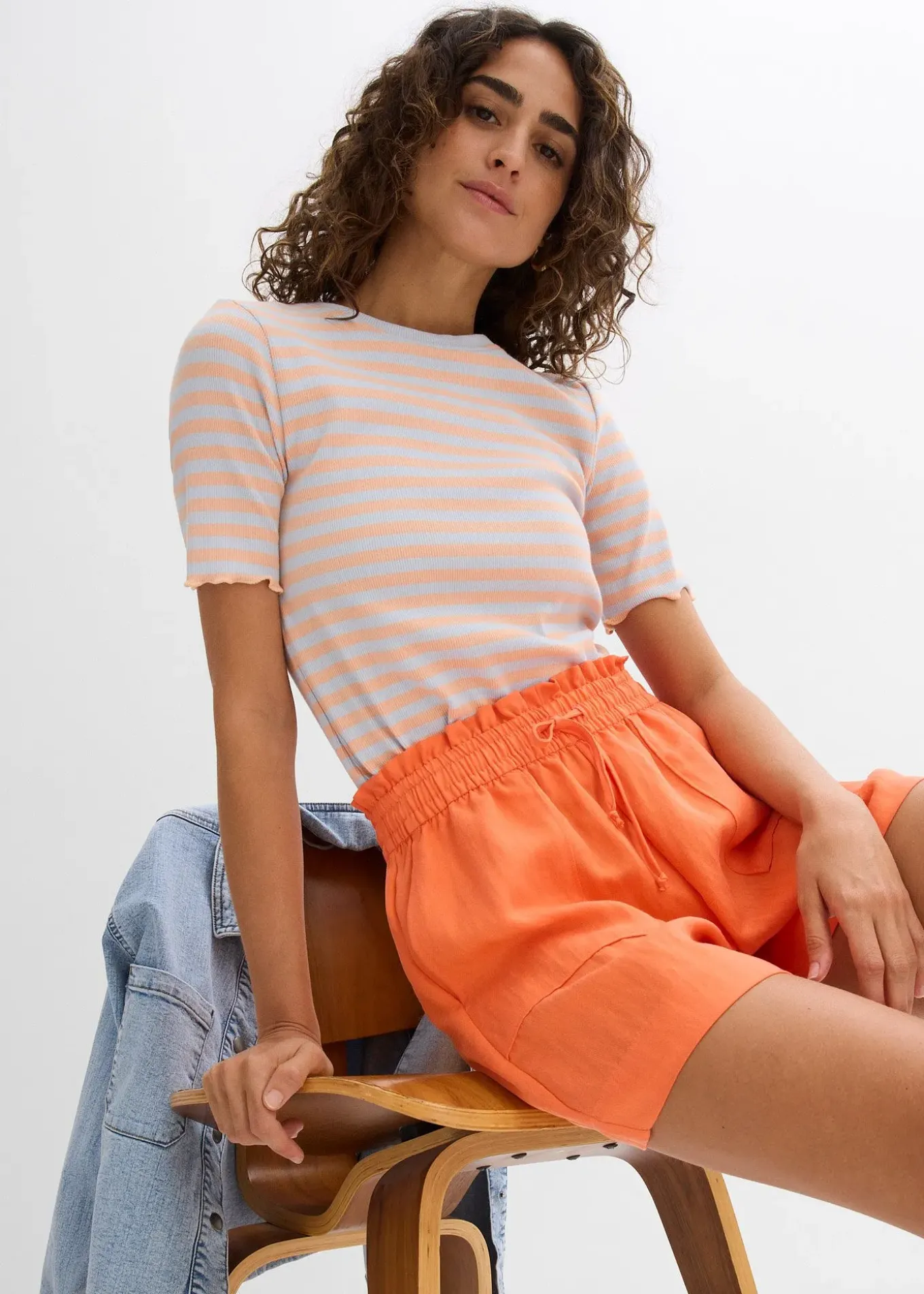 Short paper bag fluide en Lyocell mélangé