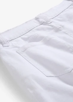 Short taille haute en twill