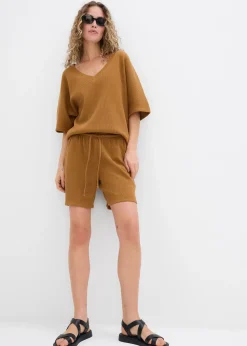 Short texturé 100% coton