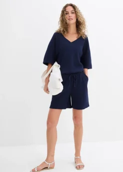 Short texturé 100% coton