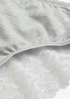 Slip coton et dentelle