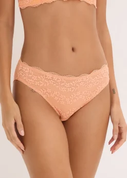 Slip en coton doux et dentelle