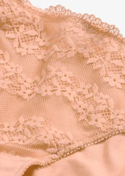 Slip en coton doux et dentelle