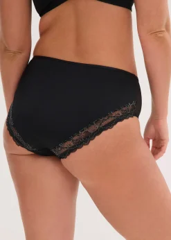 Slip maxi avec dentelle