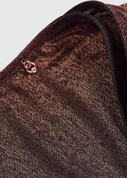 Slip Maxi brésilien en matière brillante