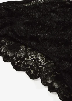 Slip mini avec dentelle florale