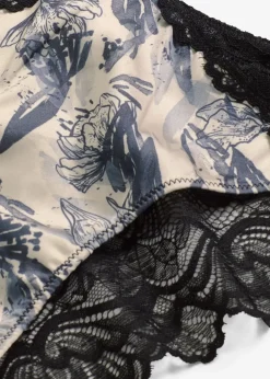 Slip mini en satin imprimé