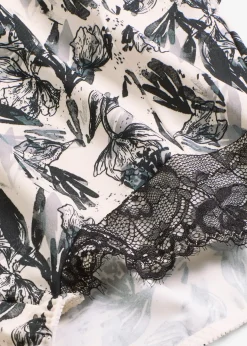 Slip sculptant taille haute avec dentelle, maintien modéré