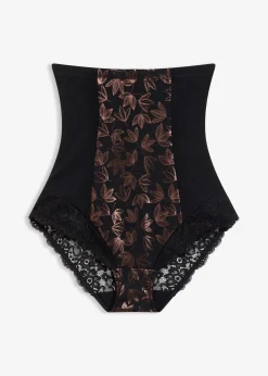 Slip sculptant taille haute, effet scintillant et maintien fort