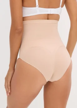 Slip sculptant taille haute sans coutures, maintien modéré