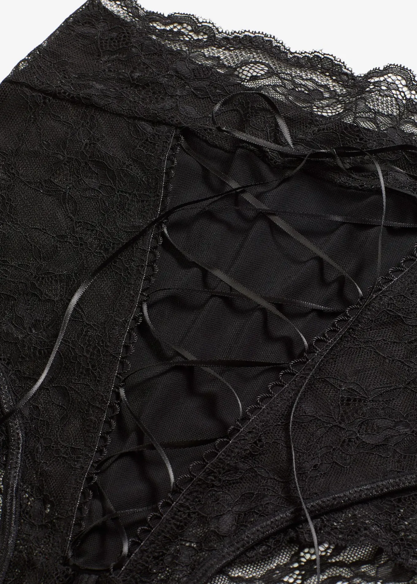 Slip taille haute ouvert