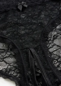 Slip taille haute ouvert