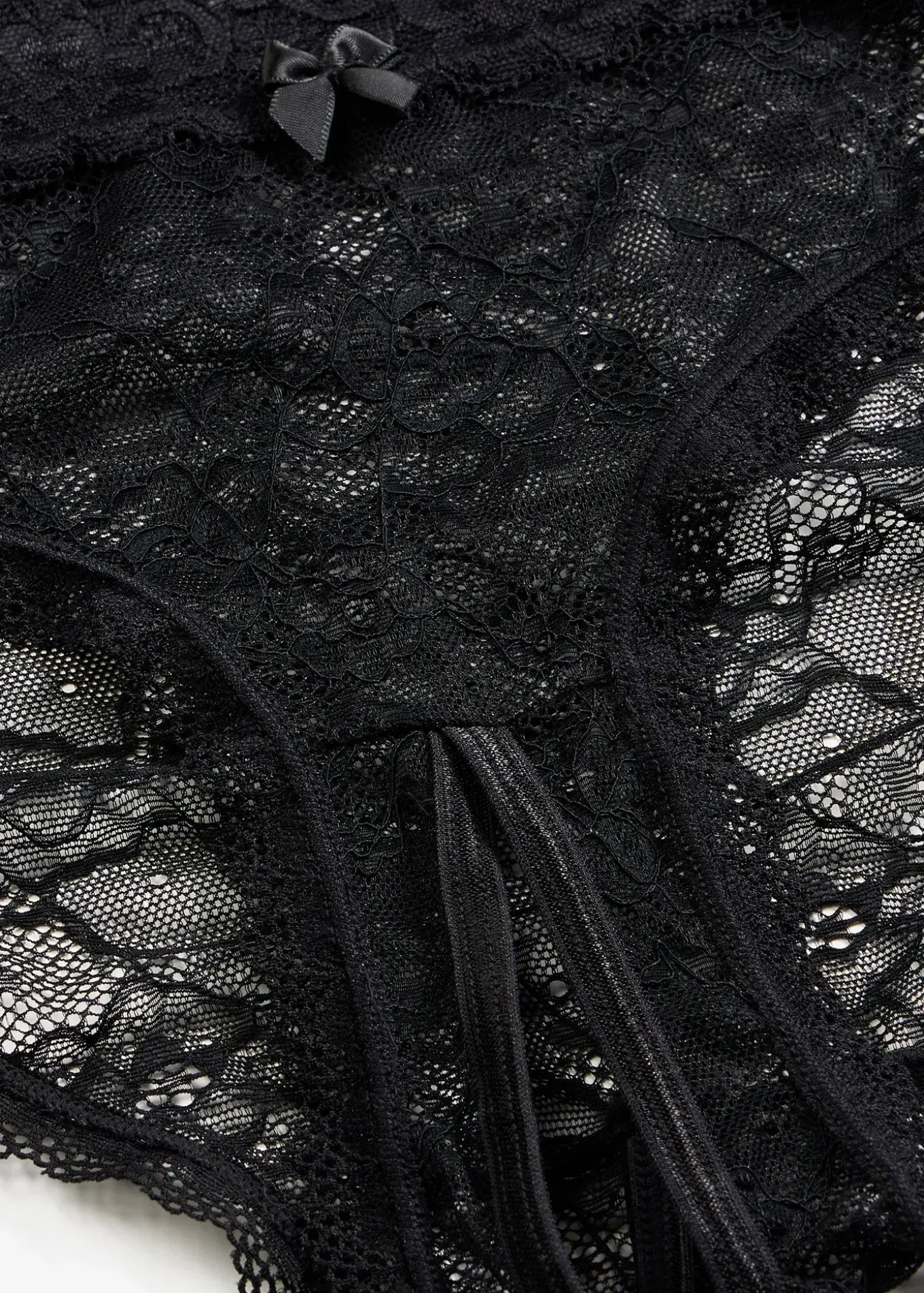 Slip taille haute ouvert