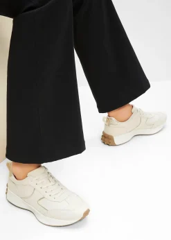 Sneakers à détails métallisés