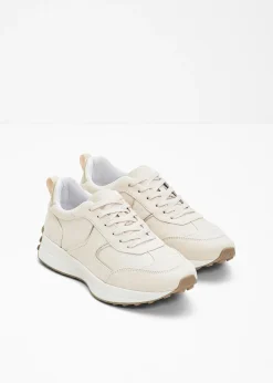 Sneakers à détails métallisés