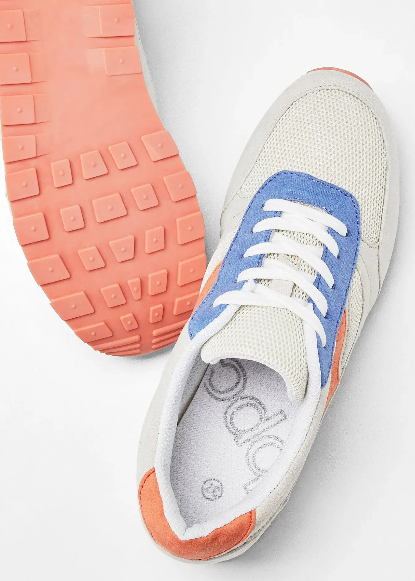 Sneakers à empiècement mesh