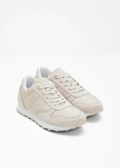 Sneakers à empiècement satin