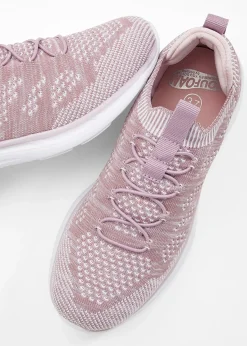 Sneakers à enfiler confortables en matière douce