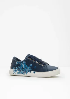Sneakers à imprimé floral