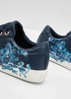 Sneakers à imprimé floral