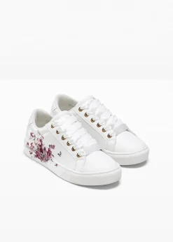 Sneakers à imprimé floral