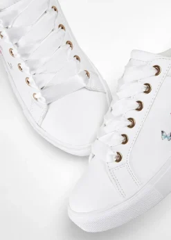 Sneakers à imprimé floral