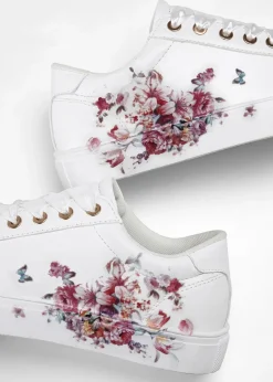 Sneakers à imprimé floral
