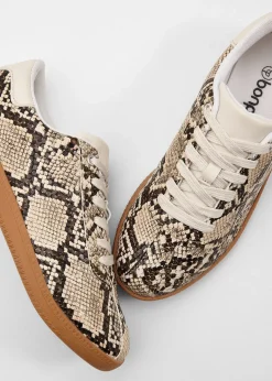 Sneakers à motif python