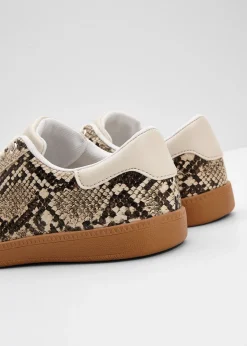 Sneakers à motif python