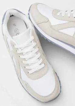 Sneakers à semelle crantée