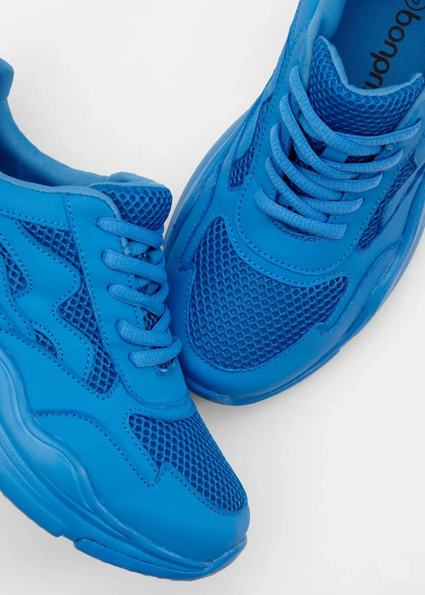 Sneakers chunky avec mesh