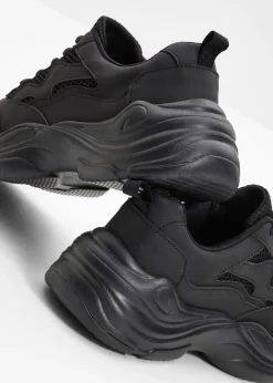 Sneakers chunky avec mesh