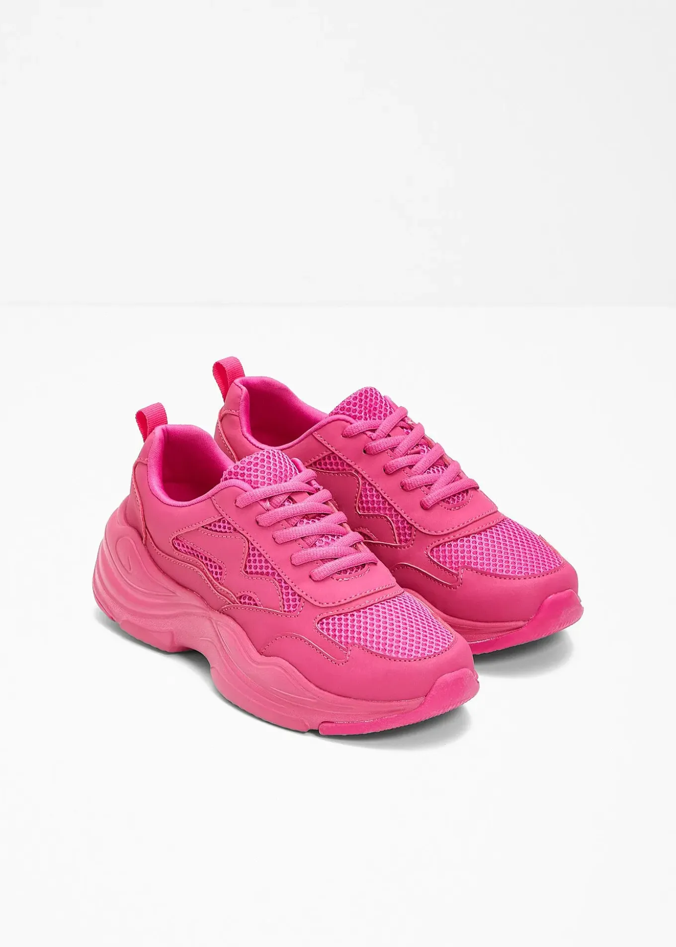 Sneakers chunky avec mesh