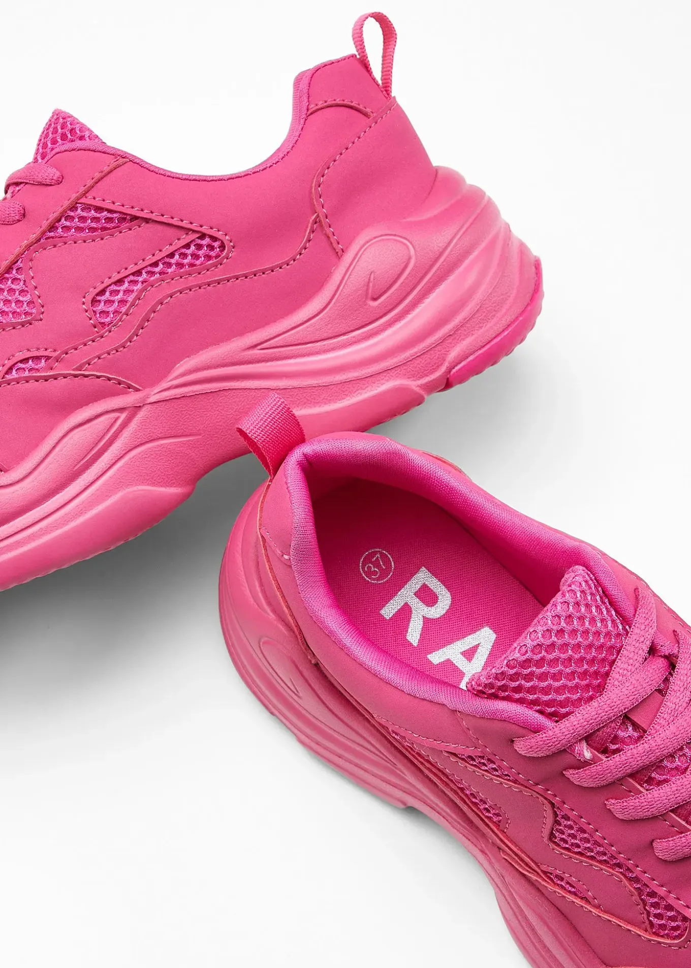 Sneakers chunky avec mesh