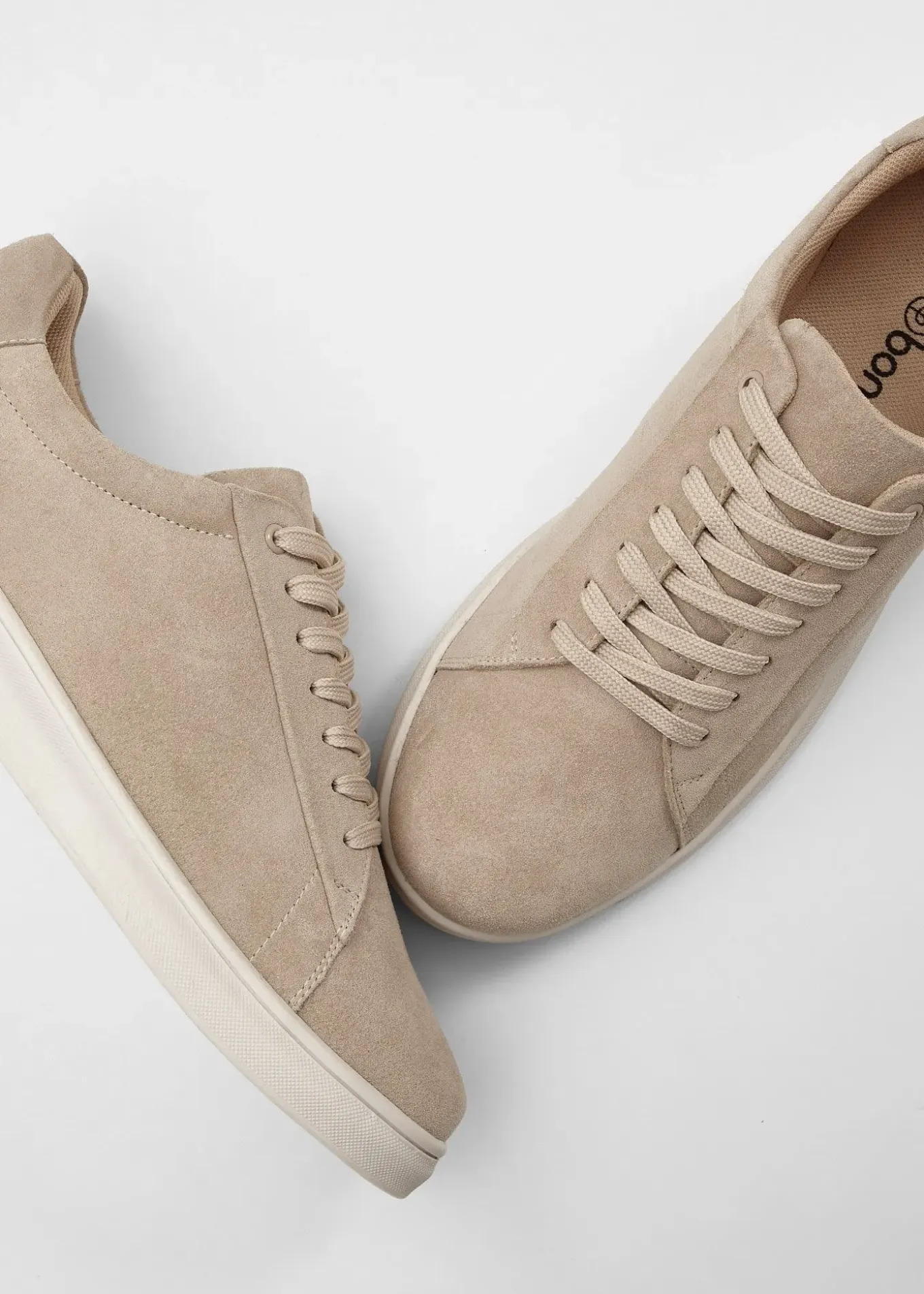 Sneakers en cuir velours