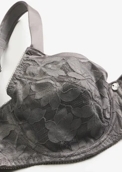 Soutien-gorge à armatures et bretelles rembourrées, effet brillant