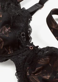 Soutien-gorge à armatures et imprimé scintillant