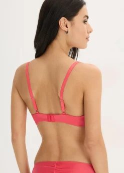 Soutien-gorge à coques avec broderie florale métallisée