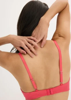 Soutien-gorge à coques avec broderie florale métallisée