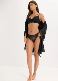 Soutien-gorge à coques avec dentelle à franges