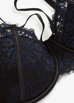 Soutien-gorge à coques avec dentelle à franges