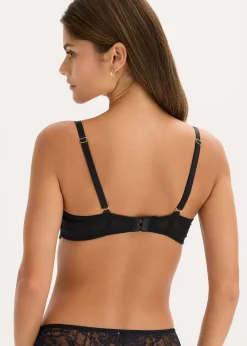 Soutien-gorge à coques avec dentelle à franges