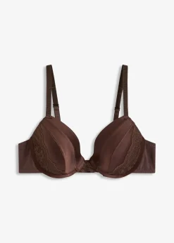 Soutien-gorge à coques, effet brillant